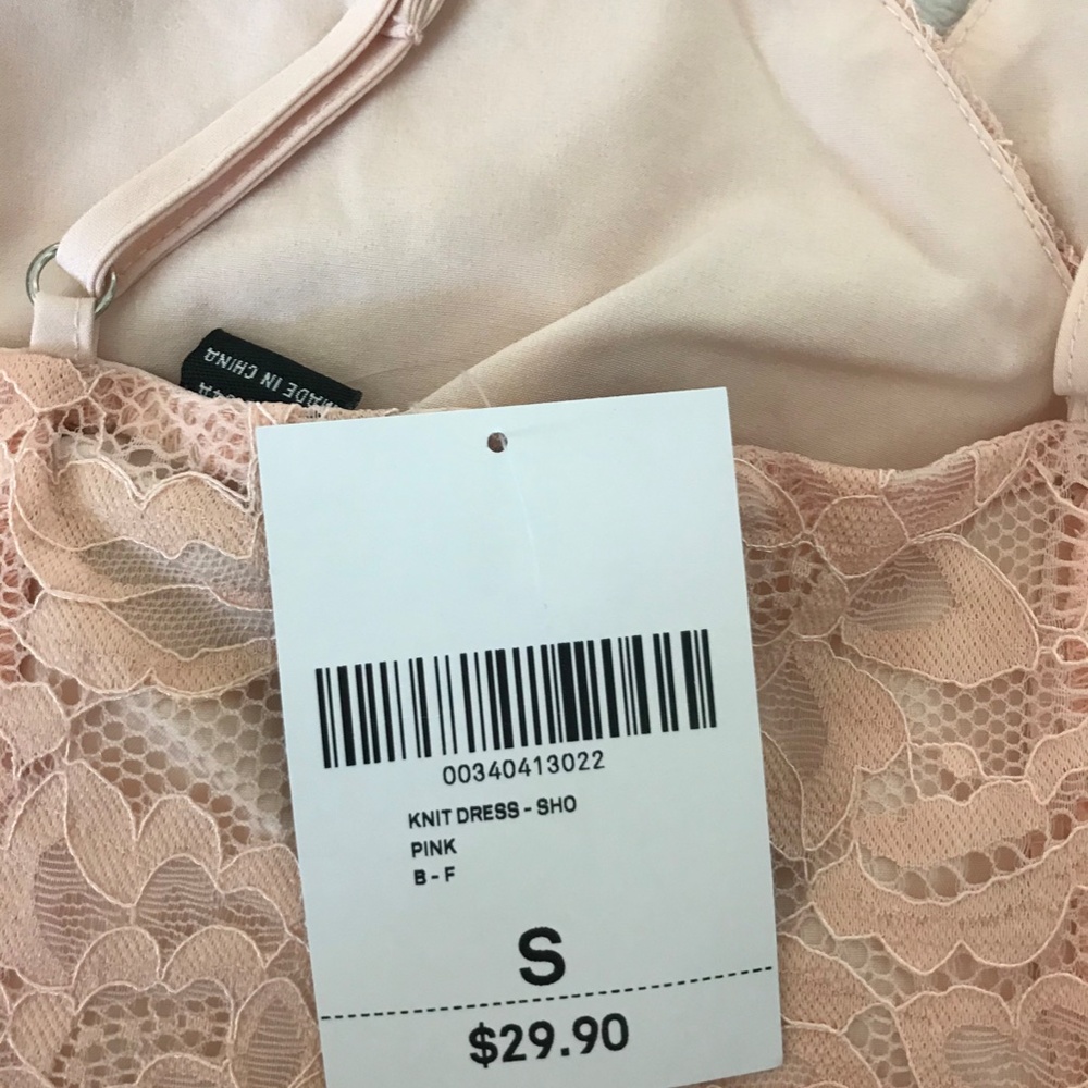 NWT Pink Lace Dress - Picture 4 of 4